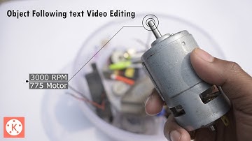 Pro Motion Tracking Text Effect in Android | Object Tracking text effect | Kinemaster Tutorial