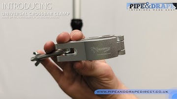 PIPE AND DRAPE UNIVERSAL CROSSBAR CLAMP