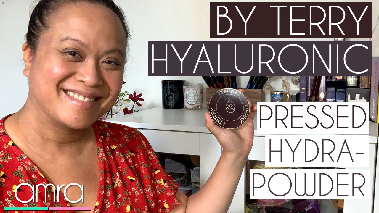 By Terry Hylauronic Pressed Hydra Powder - TRY ON and REVIEW - YouTube