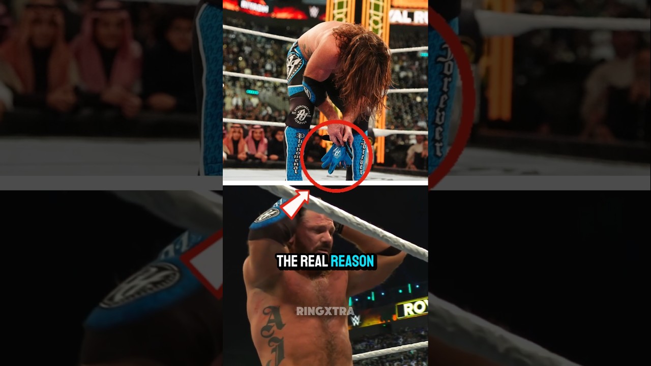Why AJ Styles Didn’t Leave His Gloves & Boots in the Ring?