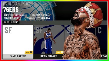 KEVIN DURANT Followed The Best SLASHING SHOT CREATOR To The SIXERS! - NBA 2K19 MyCAREER Gameplay