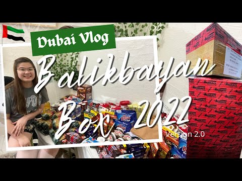DUBAI BALIKBAYAN BOX 2022 (Second Box for the year!) Dubai to Ph!