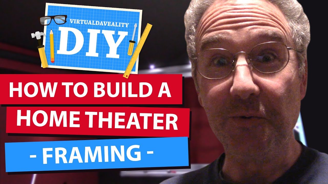 Time lapse Framing a DIY Home Theater soffits and bulkheads ideas