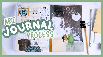 Art Journal with me | Process Video