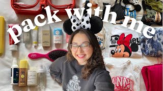 pack & prep with me for disney world!! 📝✨ trip plans, how to use packing cubes, what's in my bag