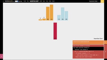 Insertion Sort with Visualization and Animation