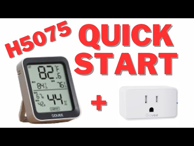 Govee Temperature and Humidity Sensor Unboxing and Setup 