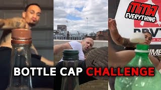 Bottle Cap Challenge Compilation | Max Holloway, Conor Mcgregor, Jon Jones and More