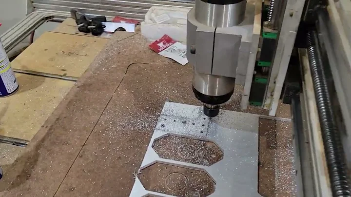 CNC rack & pinion cutting aluminum