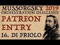 Mussorgsky Patreon Evaluation 16. Di Priolo