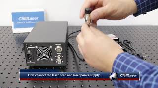 532nm 3W Green Line DPSS Laser System