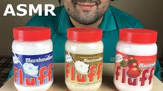 ASMR MARSHMALLOW FLUFF EATING (Soft Eating Sounds) Mukbang *NO TALKING* screenshot 4