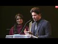 Bollywood king shah rukh khan at sharjah international book fair receives global icon award