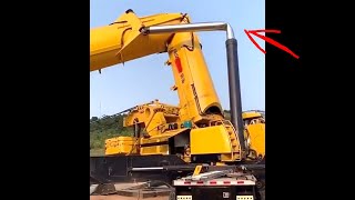 Heavy machinery fail compilation!【E6】 Crane fail, excavator accident. Most dangerous moments
