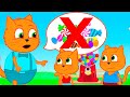 Família de Gatos - Papai proibiu doces Desenho Animado em Português Brasil