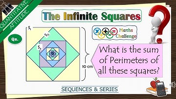 Find the SUM of PERIMETERS of these Infinite Squares (Maths Challenge)