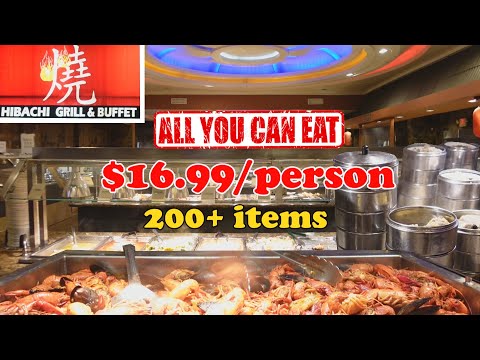 16.99Person For All-You-Can-Eat Seafood, Dim Sum, Sushi, Steak x More Hibachi Grill x Buffet