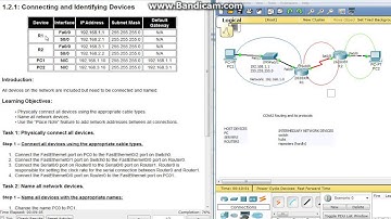 NYP CCNA2 Lab 1-2-1 Connecting and identifying devices