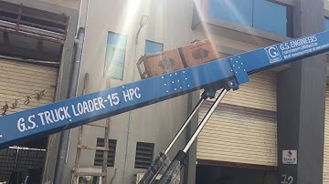 Hydraulic Truck Loading Conveyor cum Bag Stacker by G.S. Engineers