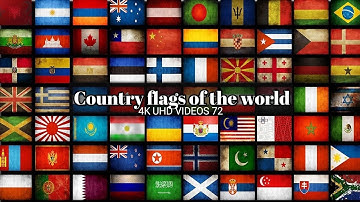 Country flags of the world fhd video 4K UHD VIDEOS 72