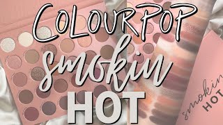 NEW Smokin&#39; Hot ColourPop Mega Palette | SMOKIN&#39; HOT Swatches + LOTS of Comparisons!