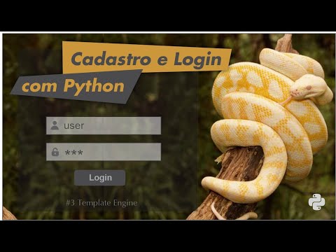 Cadastro e Login com Python - #03 Template Engine