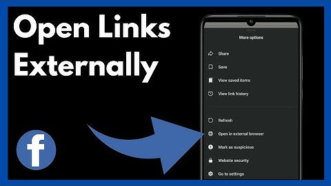 How To Open Links Externally In Facebook | Simple And Easy (2024)