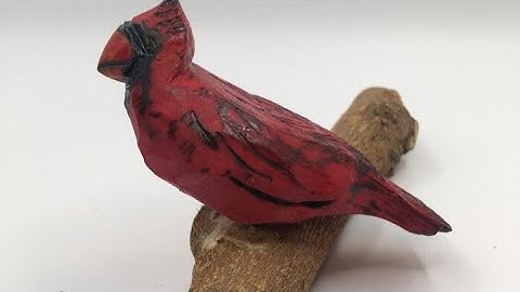 Carve a Cardinal Tutorial (snapshots from free, step by step pictorial at carvingjunkies.com)