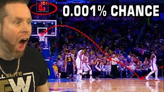 HOW THOUGH?? Impossible 0.0001% NBA shots