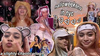 halloweekend in nyc!!! ✧ chaotic vibes \& cute costumes ;) ✧