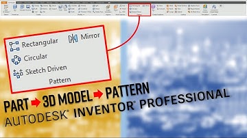 AUTODESK INVENTOR EVERY BUTTON EXPLAINED! Part - 3D Model - Pattern