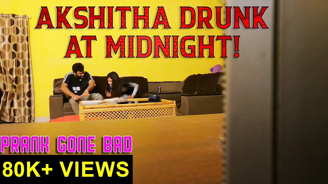 Prank! | Akshitha drunk at midnight! | Vomited on Avinash! | Family Shocked! | AppuLovesAppu