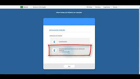 Como mudar a senha no e-SUS?