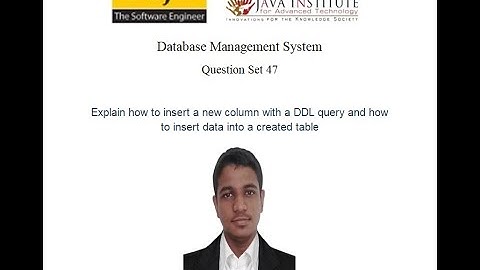 Database Management System Question Sets 47