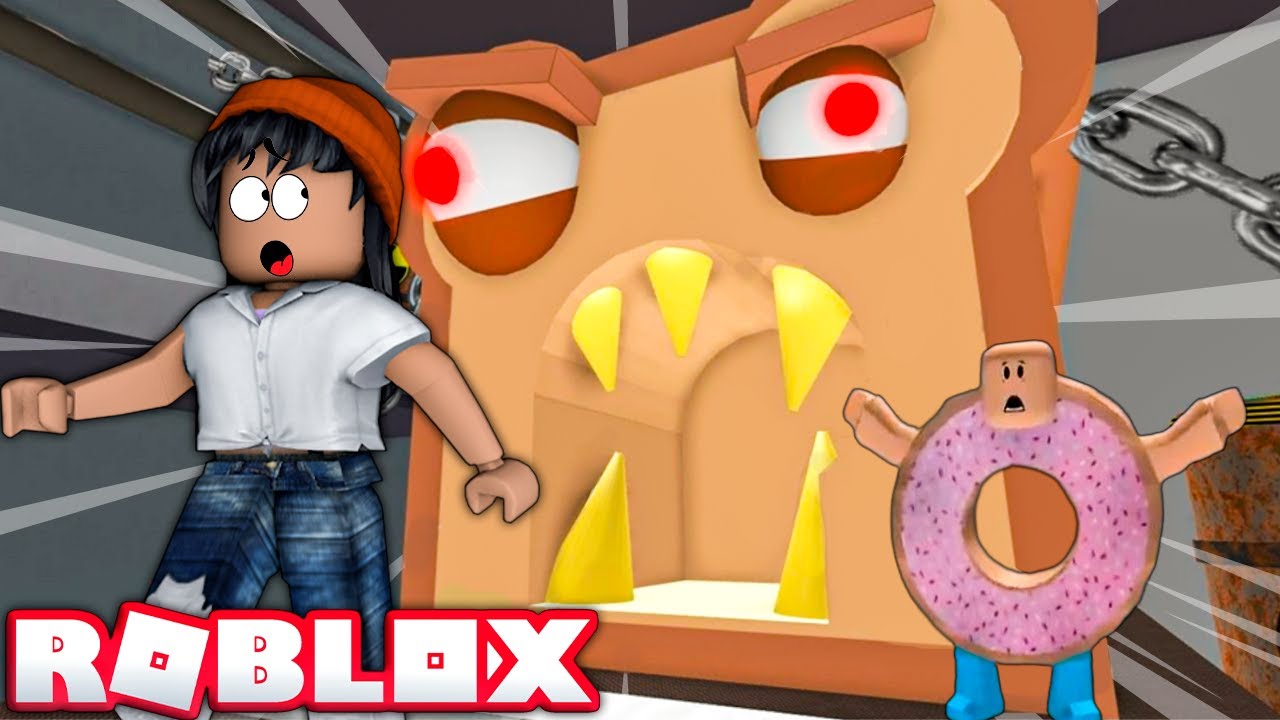 Roblox - ENGOLIDAS PELA TORRADA INFECTADA (Escape the Bakery Obby)