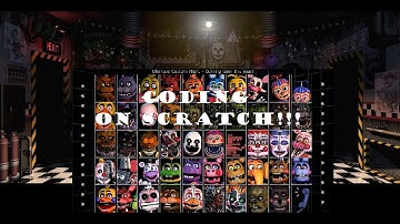 How To Make FNAF: Ultimate Custom Night in Scratch (Part 1)