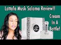 Lattafa Musk Salama Perfume Review| Lattafa Perfumes |MiddleEastern Perfumes | Perfume   Collection