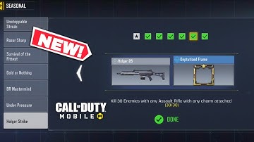 How to Get Holger 26 & Deputized Frame || New Holger Strike Seasonal Event || CODM NEW EVENT