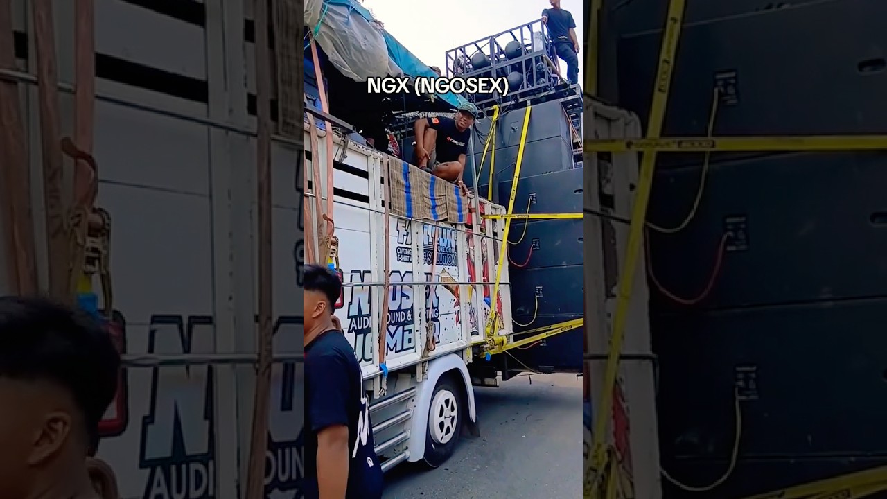 Sound horeg naik truk ngx