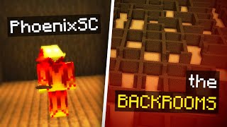 I Put PhoenixSC in my Non Euclidean Minecraft Backrooms!