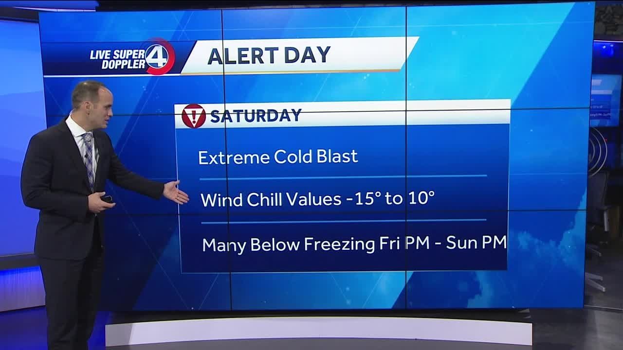 Second cold blast arrives Friday - YouTube