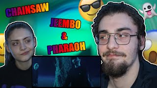 Me and my sister watch JEEMBO & PHARAOH - CHAINSAW for the first time (Reaction)
