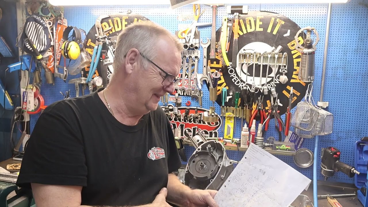 Zundapp Polini 80 Montering samt tillverkning spacer