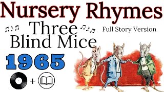Three Blind Mice | Read-Along | 1965 Scholastic Record and Text | Children's Nursery Rhyme Storybook
