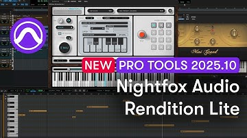 How to Use Nightfox Audio Rendition Lite in Pro Tools