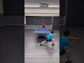 【卓球】カウンター返しからの粘りラリー #Shorts