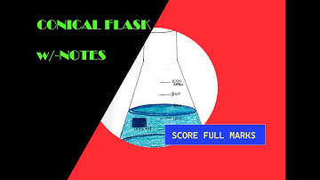 how to draw easy CONICAL FLASK / SCIENCE / CHEMISTRY / w/-NOTES / ALL BOARDS