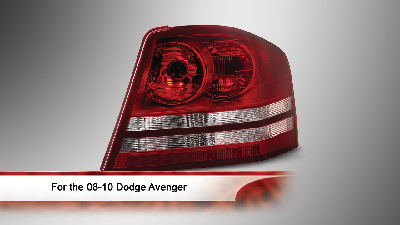 0810 Dodge Avenger OEM Style Tail Light YouTube
