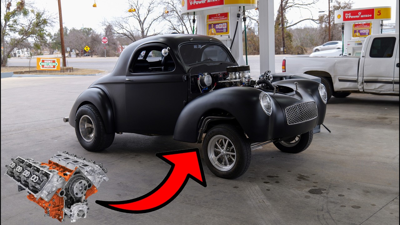 Willys Gasser With a 392 Mopar Big Block
