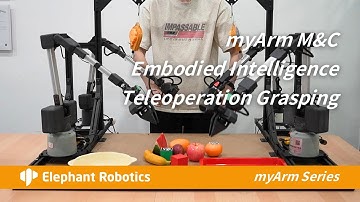 myArm M&C | Mastering Teleoperation Grasping with the Embodied Intelligence Training Platform